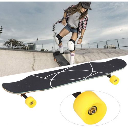  VGEBY 46 Inch Skateboard Longboard Adult Fashion Portable Skateboard Dance Board Youth Non-Slip Longboard Skateboard