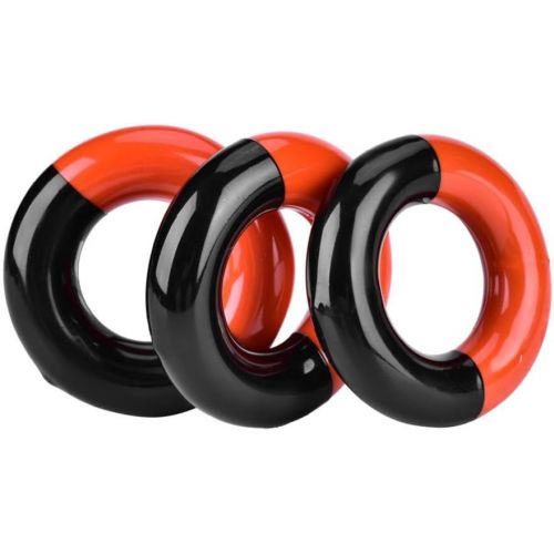  VGEBY 3Pcs Golf Weighted Swing Ring, Golf Warm Up Swing Donut Driver Head Weight Ring for Training and Practice