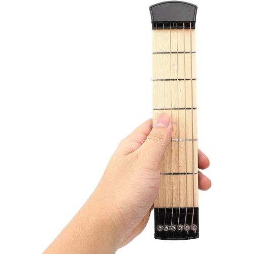  [아마존베스트]VGEBY Pocket Guitar, Guitar Finger Exercise, 6 Fret Guitar Chord Practice Tool for Beginners