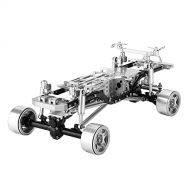 VGEBY RC Car Frame Kit, RC Car Chassis Frame Kit Aluminium Alloy RC Car Frame with Wheel Hub Suitable for 1/24 RC Car(Silver)