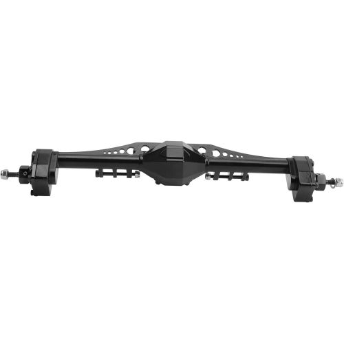  VGEBY RC Rear Axle, Front Rear Portal Axle RC Car Metal Rear Axle Fit for Axial Capra 1.9 UTB Model Car Upgrade Part(Black)