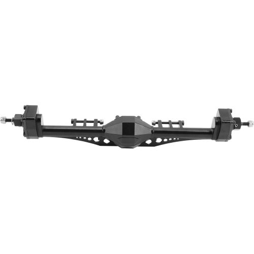  VGEBY RC Rear Axle, Front Rear Portal Axle RC Car Metal Rear Axle Fit for Axial Capra 1.9 UTB Model Car Upgrade Part(Black)