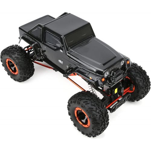  VGEBY Remote Control Car, 1/10 4wd Crawler Electric Off?Road Vehicle 2.4G Four Wheel Steering RC Crawler Toy