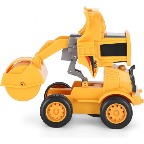  VGEBY RC Steamroller Engineering Vehicles Construction Vehicles Inertial Impaction Deformation Toy Car