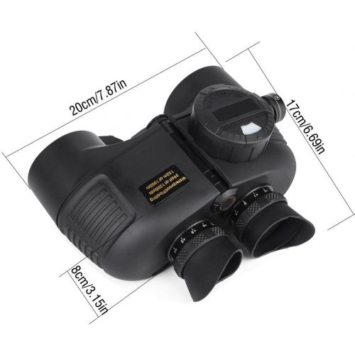  VGEBY 7x50 Compass Binoculars Handheld Waterproof Night Vision Rangefinder Marine Binocular Tactical Binocular