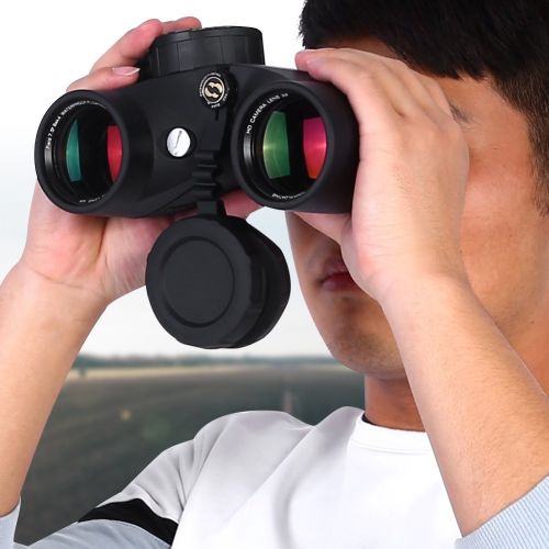  VGEBY 7x50 Compass Binoculars Handheld Waterproof Night Vision Rangefinder Marine Binocular Tactical Binocular