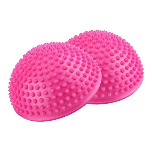  VGEBY1 Yoga Half Balls, PVC Inflatable Yoga Exercise Ball Yoga Balance Disc for Yoga Fitness Home Gym Workout