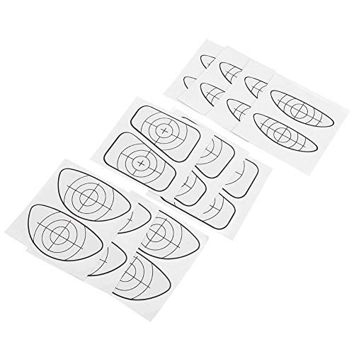  VGEBY1 Golf Impact Labels, 10 Pcs Golf Club Sticker Practice Golf Swing Sticker Repeatedly Use Golf Training Target Tape