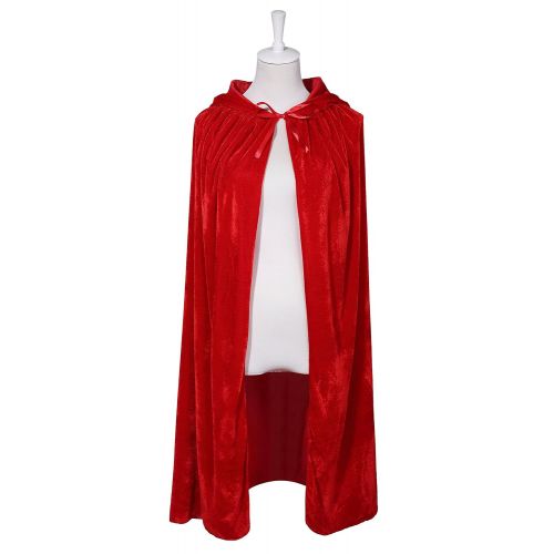  VGLOOK Kids Hooded Cloak Cape for Christmas Halloween Cosplay Costumes Ages 2 to16