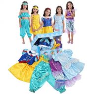 VGOFUN Girls Dress up Trunk Princess Costume Dress Pretend Play Set for Girls Toddlers