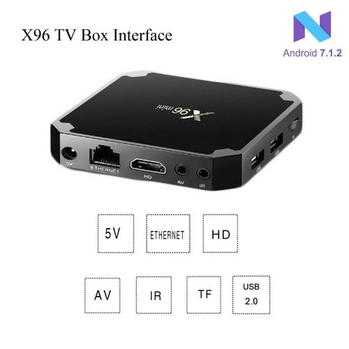  VGROUND X96 Mini Android TV Box with S905W Quad Core 64 Bit 3D 4K H.265 Decoding 2.4GHz WiFi-2G+16G (Dispatched from US)