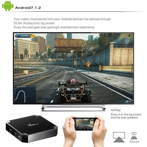  VGROUND X96 Mini Android TV Box with S905W Quad Core 64 Bit 3D 4K H.265 Decoding 2.4GHz WiFi-2G+16G (Dispatched from US)