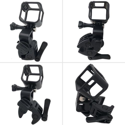  VGSION Sportsman Camera Clamp Gun/Rod/Bow Mount for GoPro Hero 10, 9, 8,7,5 Session, GoPro Max, Compatible with Insta360 One R, DJI Action 2