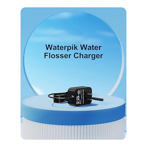  VHBW for Waterpik Replacement Charger, Compatible with Waterpik WP360 WP360W WP462 WP462W WP450 WP450W Water flosser Power Cord