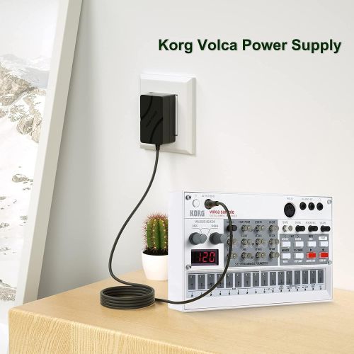  ALLEN 9V AC Adapter Charger Compatible with Korg Volca Syth Bass, Beats Rhythm, Keys Loop Synthesizer, Korg KA350 KROSS-61 KROSS-88 Power Cord