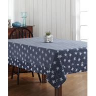 VHC Brands Multi Star 16095 Table Cloth, 60 x 120, Navy