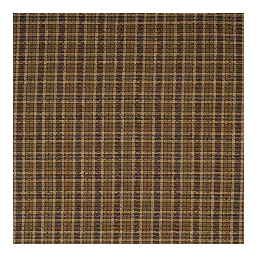  VHC Brands Tea Cabin Rustic King Bed Skirt Green Gathered Cotton Plaid Split Corners Bedroom Decor