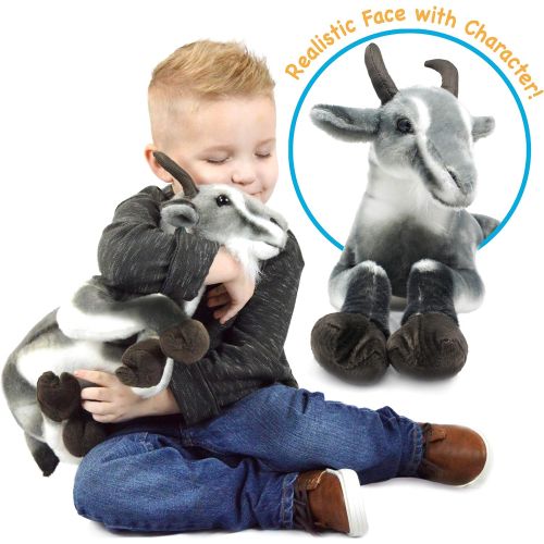  VIAHART Patrick The Pygmy Goat | 18 Inch Large Stuffed Animal Plush | by Tiger Tale Toys