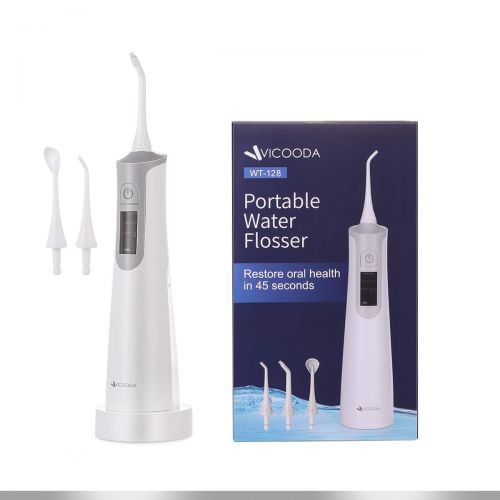  VICOODA Cordless Water Flosser Teeth Cleaner - Portable Dental Oral Irrigator Rechargeable For Travel,...