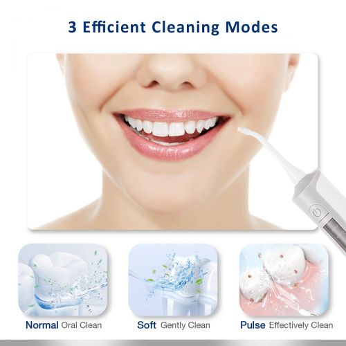  VICOODA Cordless Water Flosser Teeth Cleaner - Portable Dental Oral Irrigator Rechargeable For Travel,...