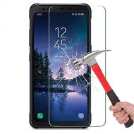 VIESUP for Samsung Galaxy S8 Active Tempered Glass Screen Protector, Anti-Scratch, Anti-Fingerprint, Bubble Free,High Clear Screen Tempered Glass for Samsung S8 Actie [2-Pack]