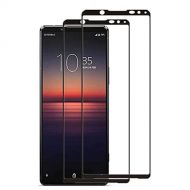 VIESUP 3D Screen Protector for Sony Xperia 1 ii, [2PCS] Full Cover High Aluminum Screen Protective Film Tempered Glass for Sony Xperia 1 II