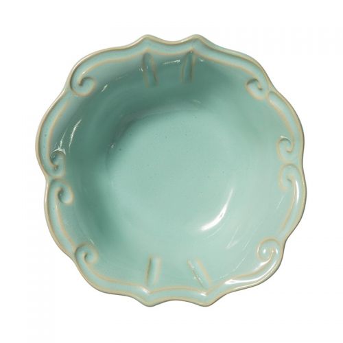  VIETRI Vietri Incanto Stone Aqua Baroque Cereal Bowl