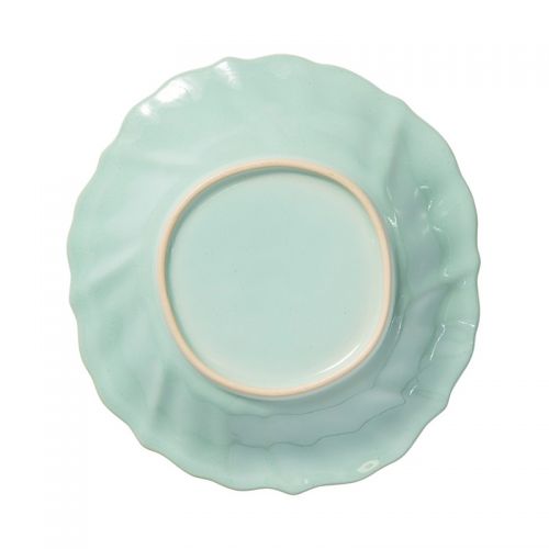  VIETRI Vietri Incanto Stone Aqua Ruffle Pasta Bowl