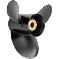 Jason Marine Upgrade OEM 13 Spline Tooth Aluminum Outboard Propeller fit Mercury Engines 30/35/40/45/50/55/60/70hp, 3-1/4