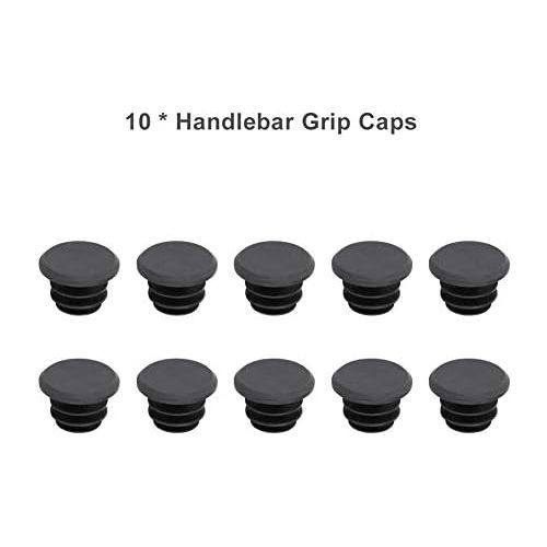  [아마존베스트]VIFER Handlebar Grips Plastic Bicycle Bicycle Handlebar Grip End Cap Plug Bicycle Accessories Pack of 10