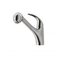 VIGO Alexander Single Handle Pull-Out Spray Kitchen Faucet, Stainless Steel