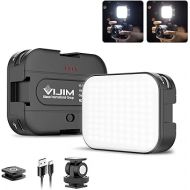 VIJIM VL100C Bi-Color LED Video Light on Camera,Mini Rechargeable 2000mAh LED Camera Lights,CRI95+ Dimmable 2500-6500K Ultra Bright Photo and Video Lighting,LED Fill Lamp