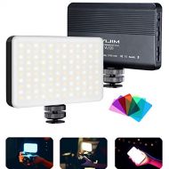 VIJIM VL120 LED Video Light on Camera, Mini Rechargeable 120 LED Photography Lighting Fill Lamp 3200K-6500K Bi-Color Dimmable, CRI95+, Built-in 3100mAh Battery for Canon Nikon Sony