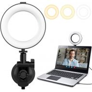 [아마존베스트]VIJIM Zoom Lighting for Computer,6.3 Ring Light for Laptop,Video Conference Lighting Kit with 3 Light Modes & 10 Brightness Level,Laptop Circle Lamp for Zoom Meetings/Video Calls/S