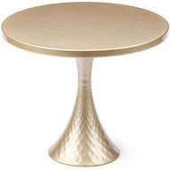 VILAVITA 10 Inch Modern Cake Stand Round Cupcake Stands Metal Dessert Display Cake Stands, Gold