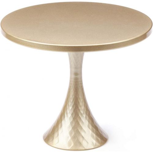  VILAVITA 10 Inch Modern Cake Stand Round Cupcake Stands Metal Dessert Display Cake Stands, Gold