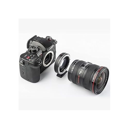  VILTROX EF-M2 II Electronic Auto Focus 0.71x Reducer Speed Booster Lens Mount Adapter for Canon EF Mount Lens to M4/3 MFT Camera PEN-F GH5 GH4 GF9 GX85 E-M5 E-M10 E-M10II E-PL3