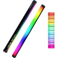 VILTROX K60 RGB LED Light Wand, Handheld 360° RGB LED Video Light Stick for Photography with APP Control, 2500K-8500K Dimmable, CRI97+, 2200mAh Rechargeable Battery,26 Light Scenes,LCD Display