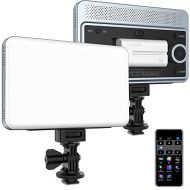 VILTROX 18W 2800K-6800K CRI 95+ On Camera LED Panel Video Light, 1800LUM Smartphone Control LED Key Light, Dimmable Photography Fill-in Lamp 10 Lighting Effects for Photography YouTube Tiktok