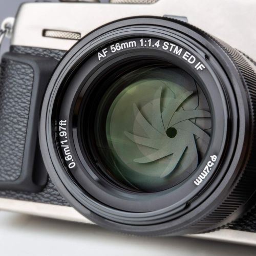  Viltrox 56mm F1.4 Autofocus Lens for Fuji,Large Aperture APS-C Format Portrait Lens for Fujifilm X-Mount Cameras X-T200/T30/T4/T3/A7/Pro3 with USB Upgrade Port
