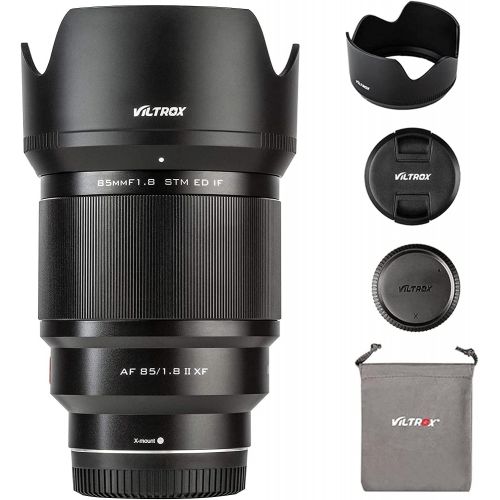  Viltrox AF 85mm F1.8 II for Fujifilm X Mount Autofocus Lens Lightweight Support Eye AF and USB firmware Upgrade for X-T3 X-T2 X-T30 X-T20 X-T10 X-T100 X-PRO2 Camera