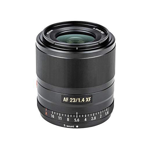  Viltrox 23mm F1.4 XF STM Autofocus Large Aperture APS-C Lens for Fujifilm Cameras X-A1 X-A2 X-A3 X-A10 X-at X-M1 X-M2 X-A20 X-A5 X-T1 X-T10 X-T2 XT-3 X-T20 (Black)