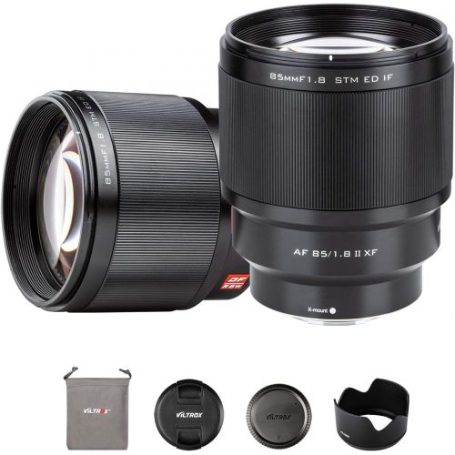  VILTROX 85mm F1.8 Mark II STM Auto Focus Lens for Fuji X Mount, Large Aperture Medium Telephoto Portrait Fixed Focus Lens for Fuji X-Mount Camera X-T3 X-T2 X-T30 X-T20 X-T100 X-PRO