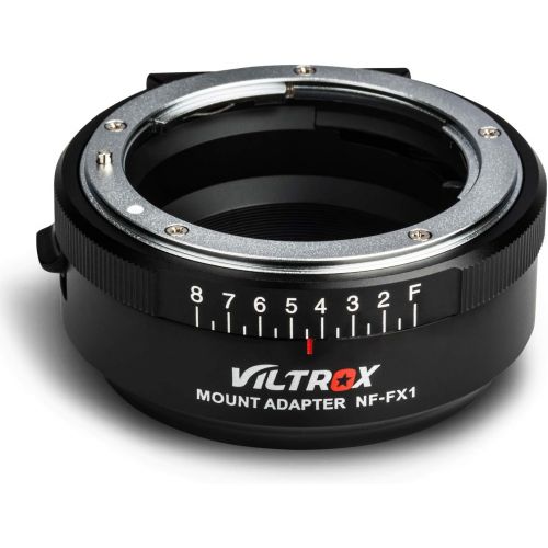  Viltrox NF-FX1 Manual Focus Lens Mount Adapter Compatible with Nikon G&D Mount Series Lens to Fuji FX Mirroless Camera X-T2 X-T3 X-T20 X-T10 X-E3 X-A3 X-PRO2 X-A20 with Aperture Di