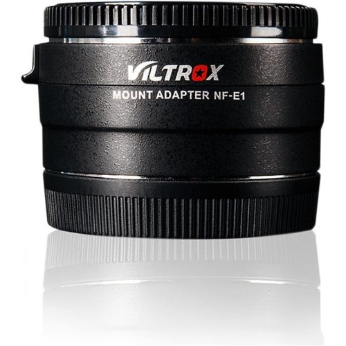  VILTROX NF-E1 Autofocus Electronic Lens Adapter Compatible with Nikon F-mount series Lens to Sony E-mount series cameras Sony NEX A9 A7III A7RIII A7RII A7II A7m2 A7m3 a6500 a6400 a