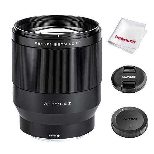  VILTROX 85mm F1.8 STM Autofocus Large Aperture Full-Frame Portrait Lens Wide Compatible with Nikon Z-Mount Z5/Z6/Z7/Z6 II