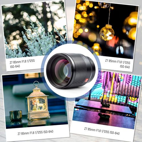  VILTROX 85mm f/1.8 F1.8 STM Full-Frame Portrait Lens Autofocus Large Aperture Compatible with Nikon Z-Mount Z9 Z50 Z7 ii Z6 ii Z7 Z6 Z6 ii Z5