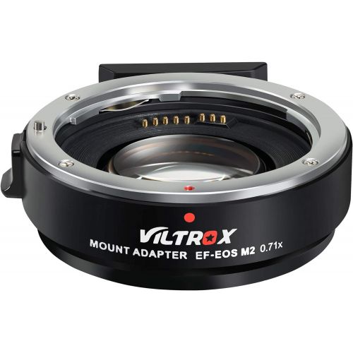  VILTROX EF-EOS M2 Speed Booster Canon 0.71x Autofocus Speedbooster Canon EF-M Lens Adapter Compatible with Canon EF to m50 m200 m6 m5 m50 ii m6 ii