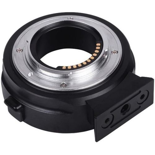  VILTROX EF-M1 Electronic Aperture Auto-Focus AF Lens Mount Adapter Automatic Converter Compatible with Canon EOS EF Lens to Panasonic GH5S 4 3 2 1 GF G100 Olympus OM-D E-M1 M5II M1