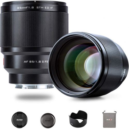  [아마존베스트]VILTROX 85mm F1.8 Mark II Auto Focus Full Frame Lens for Sony E Mount, STM Large Aperture Medium Telephoto Portrait Fixed Focus Lens for Sony Camera A9 A7R3 A7III A7RIII A7M3 A7S2